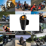 BT-S2 單聲道 2.4GHz 藍牙 V3.0 摩托車頭盔對講耳機，自動接聽，支持 FM，對講距離達 1000 米，BT-S2 單聲道