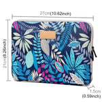 Lisen 10 吋保護套 彩色葉子拉鍊公事包攜帶包，適用於 iPad Air 2、iPad Air、iPad 4、iPad 新款、Galaxy Tab A 10.1、聯想 Yoga 10.1 吋、微軟 Surface Pro 10.6、10 吋及以下筆記型電腦/平板，10 吋