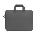 13.3吋便攜透氣手提筆記型電腦保護套，適用於MacBook Air / Pro、Lenovo及其他筆記型電腦，尺寸：34x25.5x2.5公分，13.3吋洋紅色，13.3吋灰色，13.3吋綠色，13.3吋粉紅色，13.3吋黑色