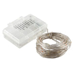 50顆LED 3節AA電池盒精靈燈裝飾燈，帶遙控器，直流5V，彩色燈/遙控器，白光燈/遙控器，暖白燈/遙控器