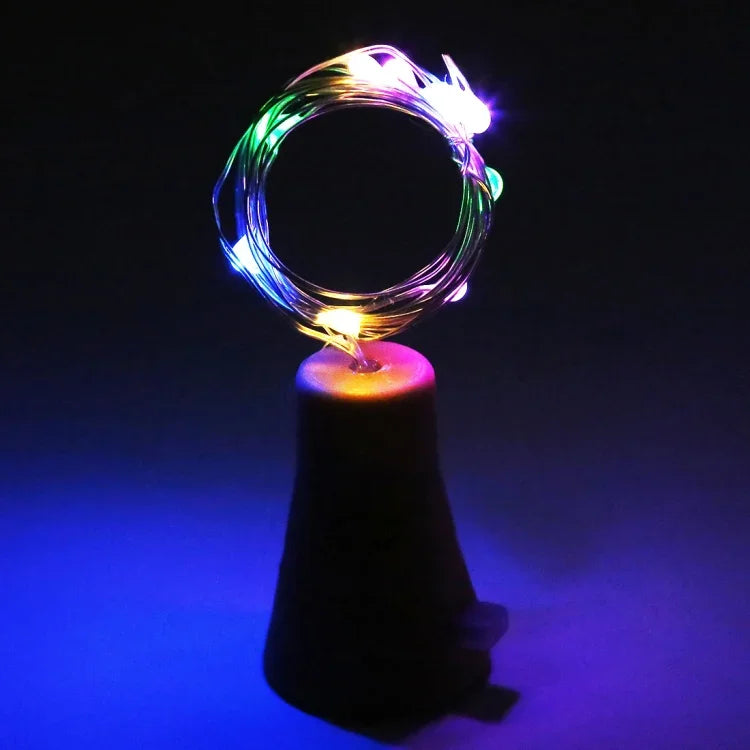 1米 10顆LED SMD 0603 太陽能銅線燈串 精靈燈裝飾燈，1米 彩色燈