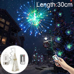 150顆LED電池盒LED裝飾燈，帶遙控器，30厘米彩色燈，30厘米白光燈，30厘米暖白燈
