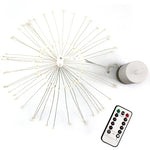 150顆LED電池盒LED裝飾燈，帶遙控器，30厘米彩色燈，30厘米白光燈，30厘米暖白燈