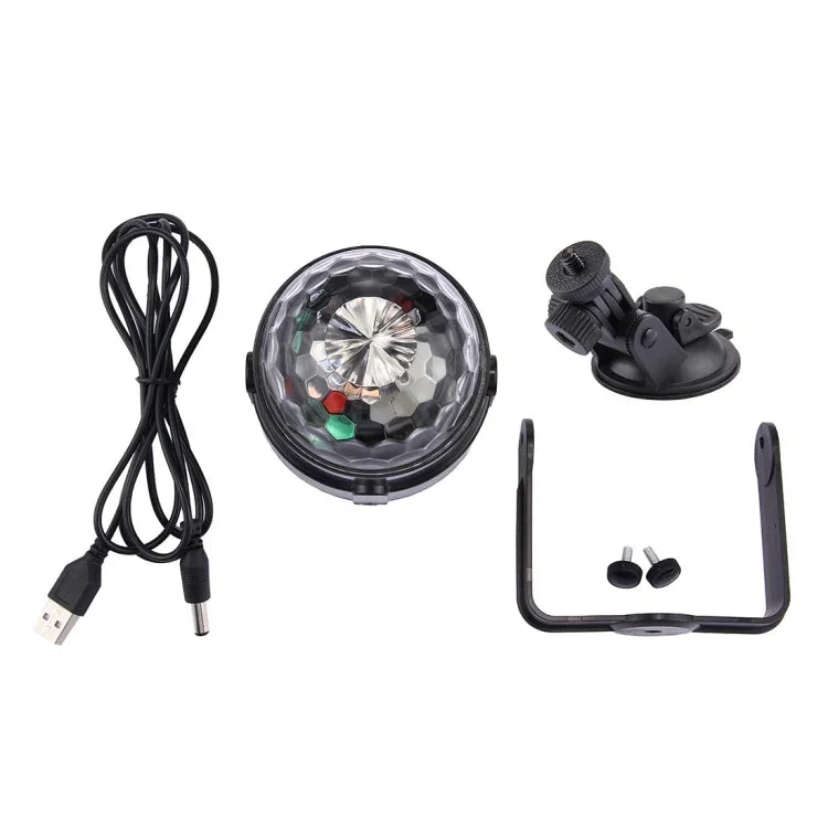 USB聲控旋轉迪斯科DJ燈，直流5V