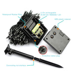 200燈戶外防水聖誕節裝飾太陽能燈串，長度：22米
