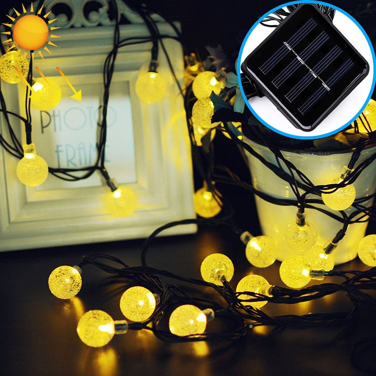 50 顆 LED 泡泡球戶外花園防水聖誕春節裝飾太陽能燈串