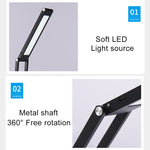 LED 桌燈 3W 折疊可調 USB 充電護眼桌燈