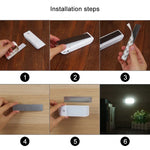 1W 12 LEDs 240 LM USB Charging, Sensor Distance: 3m, DC 5V