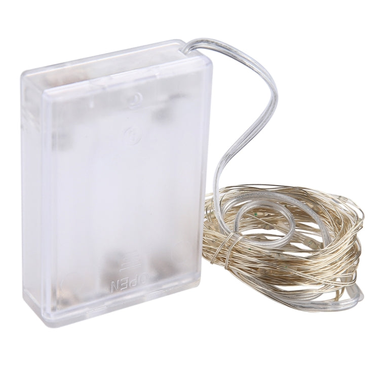 50 顆 LED SMD 0603 3 x AA 電池盒仙女燈裝飾燈，DC 5V，5m 藍光，5m 彩色光，5m 粉紅光，5m 綠光，5m 紫光，5m 紅光，5m 白光，5m 暖白光，5m 黃光