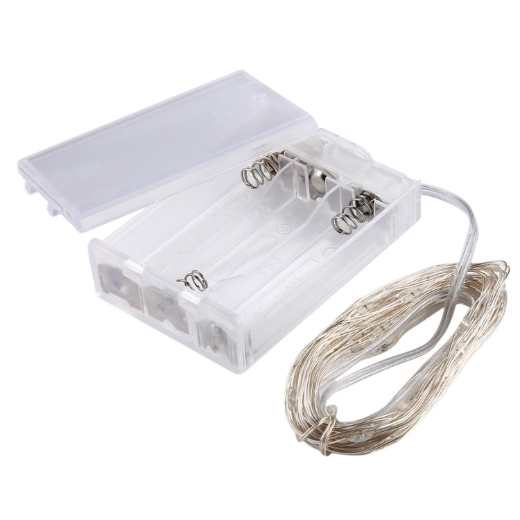 50 顆 LED SMD 0603 3 x AA 電池盒仙女燈裝飾燈，DC 5V，5m 藍光，5m 彩色光，5m 粉紅光，5m 綠光，5m 紫光，5m 紅光，5m 白光，5m 暖白光，5m 黃光