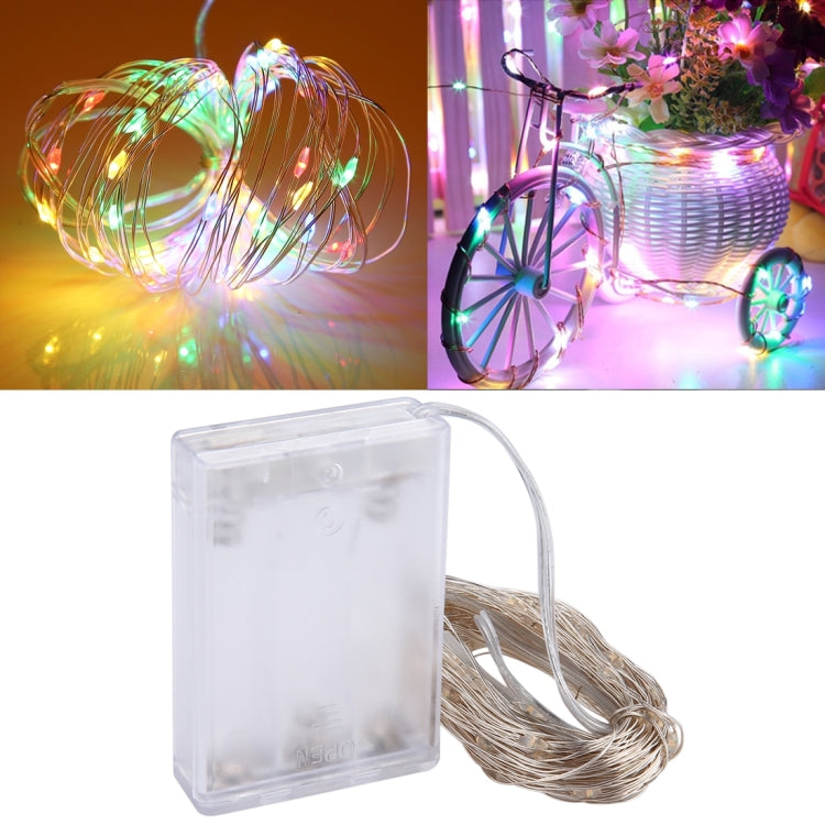 100顆LED SMD 0603 x AA電池盒仙女燈裝飾燈，直流5V，10米紅光，10米白光，10米暖白光，10米黃光，10米藍光，10米彩色光，10米粉紅光，10米綠光，10米紫光
