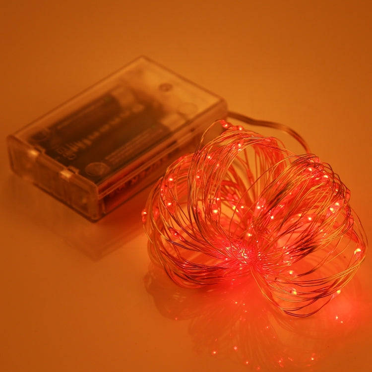 100顆LED SMD 0603 x AA電池盒仙女燈裝飾燈，直流5V，10米紅光，10米白光，10米暖白光，10米黃光，10米藍光，10米彩色光，10米粉紅光，10米綠光，10米紫光