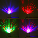 4W RGB USB LED水晶魔球舞台燈，帶Micro USB適配器
