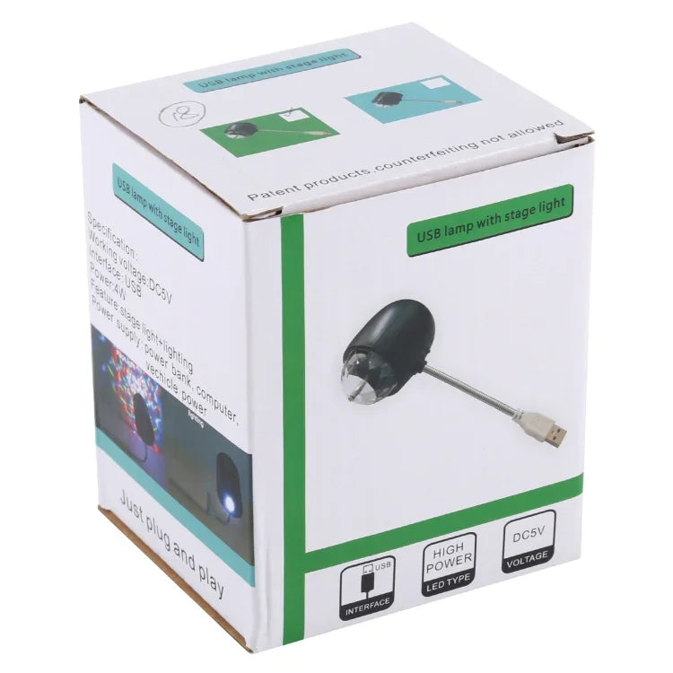 4W 5V USB LED雷射星光投影燈