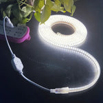 10米 SMD 2835 1200 LED 燈條，AC 220V-240V，歐規插頭，10米