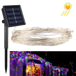 20米 200顆LED SMD 0603 太陽能板銀線燈串 精靈燈裝飾燈，直流5V，20米 200顆LED 彩色燈，20米 200顆LED 白光燈