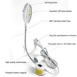 LED Sewing Machine Lamp Dimmable Magnet Working Energy-saving Lamp, 30 Lamp Beads, 30 Beads