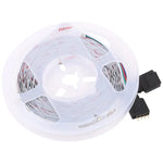 裸板2835 SMD RGB LED燈繩，60顆LED/米，長度：5米，12V 2A 100-240V，帶44鍵遙控器，2835 SMD RGB LED，5米，帶44鍵遙控器