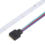 裸板2835 SMD RGB LED燈繩，60顆LED/米，長度：5米，12V 2A 100-240V，帶44鍵遙控器，2835 SMD RGB LED，5米，帶44鍵遙控器