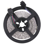 智能藍牙APP控制裸板2835 SMD RGB LED燈繩，60顆LED/米，長度：5米，12V 2A 100-240V，2835 SMD RGB LED，5米，藍牙APP
