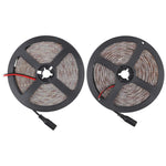 2支裸板2835 SMD可調光白光/暖光LED燈繩，60顆LED/米，長度：5米，12V 2A 100-240V，2835 SMD LED，5米 x 2
