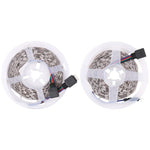 2片裸板5050 SMD RGB LED燈帶，30燈/米，長度：5米，12V 2A 100-240V，附24鍵塗鴉控制器，5050 SMD RGB LED，5米x2