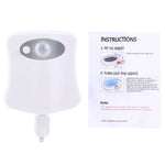 8 Colors Indoor Lighting Night Lights Motion Sensor LED Toilet Seat Cover Lightbowl Light Lamp, LED1660, LED1660US