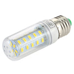SMD 5730 節能燈泡，直流 12-30V，E27 36 LED 白光，E27 36 LED 暖白光