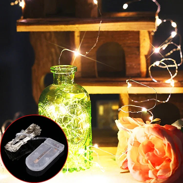 20顆LED SMD 0603 IP65防水 CR2032鈕扣電池，2米藍光，2米綠光，2米紅光