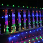 200顆LED網狀串燈帶端接頭及多功能控制器，美規插頭，AC 110V，彩色光美規插頭，白光美規插頭，暖白光美規插頭