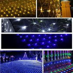 200 LED網狀串燈帶端接頭及多功能控制器，暖白歐規插頭，藍光歐規插頭，彩色光歐規插頭，紫光歐規插頭，白光歐規插頭