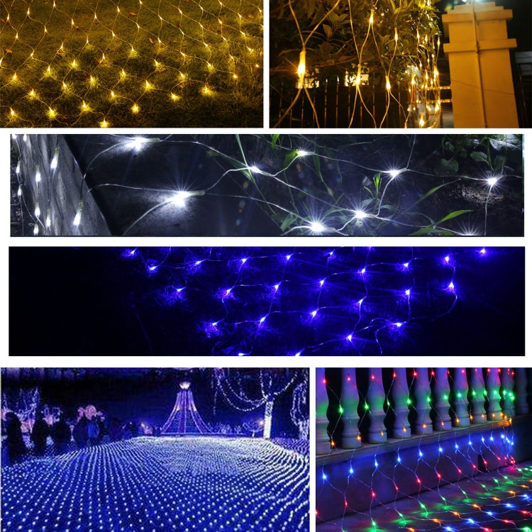200 LED網狀串燈帶端接頭及多功能控制器，暖白歐規插頭，藍光歐規插頭，彩色光歐規插頭，紫光歐規插頭，白光歐規插頭