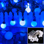 40顆LED燈 3節AA電池供電串燈，3種模式，直流4.5V，4米白光，4米暖白光，4米藍光，4米彩色光，4米綠光，4米紫光