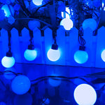 40顆LED燈 3節AA電池供電串燈，3種模式，直流4.5V，4米白光，4米暖白光，4米藍光，4米彩色光，4米綠光，4米紫光