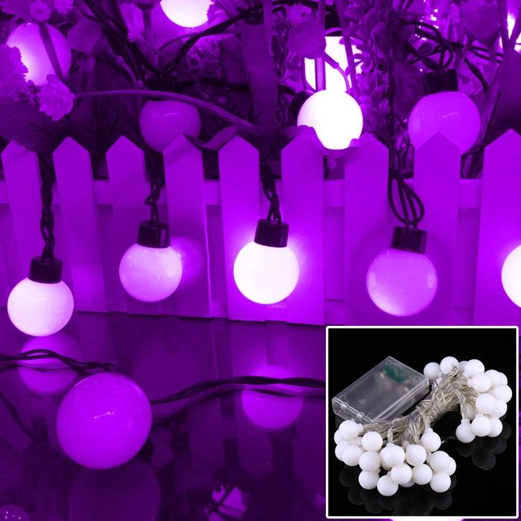40顆LED燈 3節AA電池供電串燈，3種模式，直流4.5V，4米白光，4米暖白光，4米藍光，4米彩色光，4米綠光，4米紫光