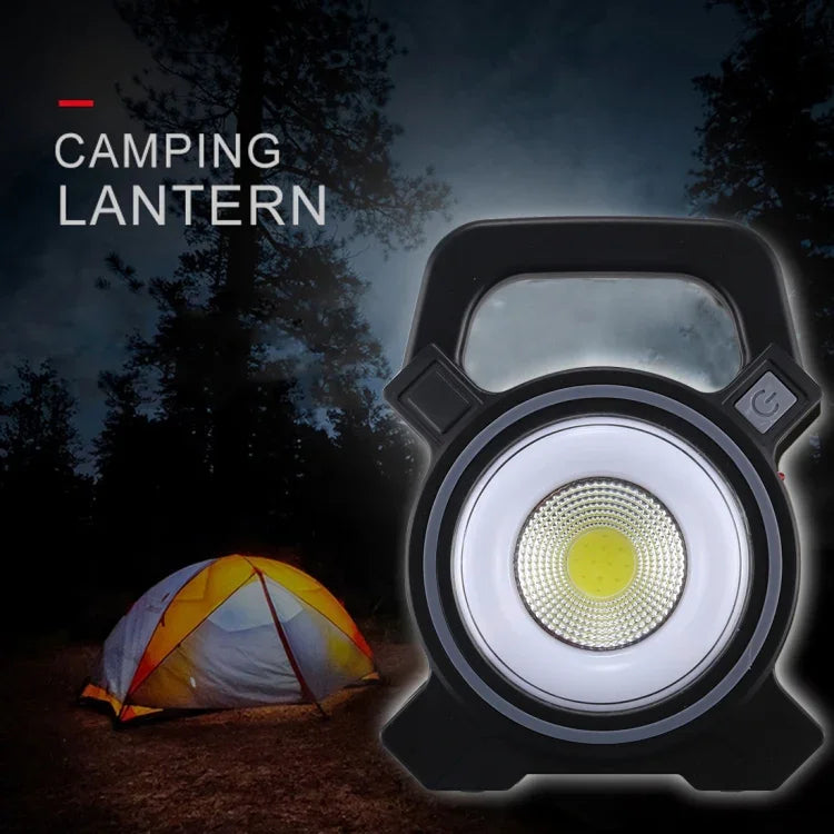 Handheld Camping Lamp with Solar Panel