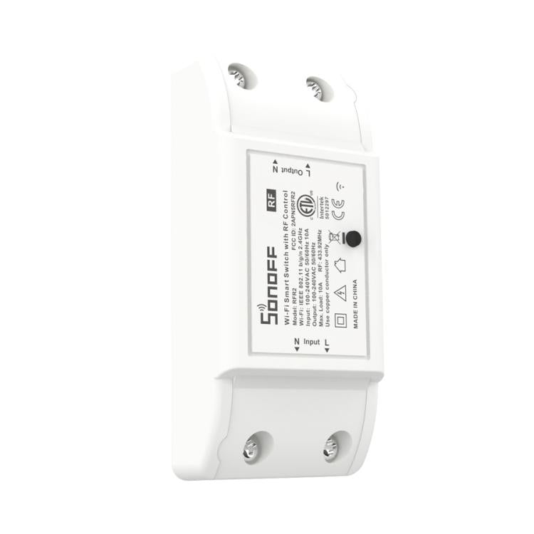 Sonoff 433MHz DIY WiFi 智能無線遙控定時模組電源開關，附4鍵遙控器，適用智慧家庭，支援 iOS 和 Android，433MHz 遙控
