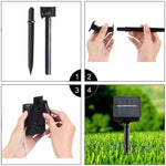 Solar Panel  water resistant  50 LED, 5m 50LED White Light, 5m 50LED Warm White, 5m 50LED Blue Light