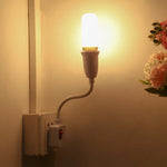 E27 Bulb Holder Flexible Extension Converter with Switch, US Plug, US Plug