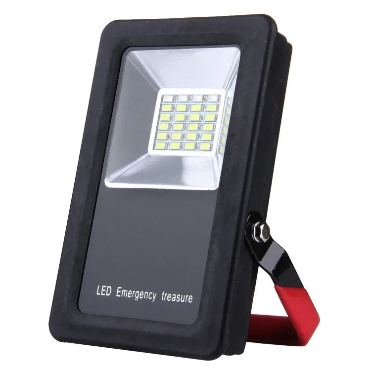 24 LEDs SMD5730 2400LM 6000-6500K Red and Blue Light Flashing Warning Lights Portable with Holder, 30W/2400LM 6000-6500K