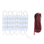 30燈5630 SMD LED模組白光防水裝飾燈，5米線長，直流12V，30燈5630 SMD
