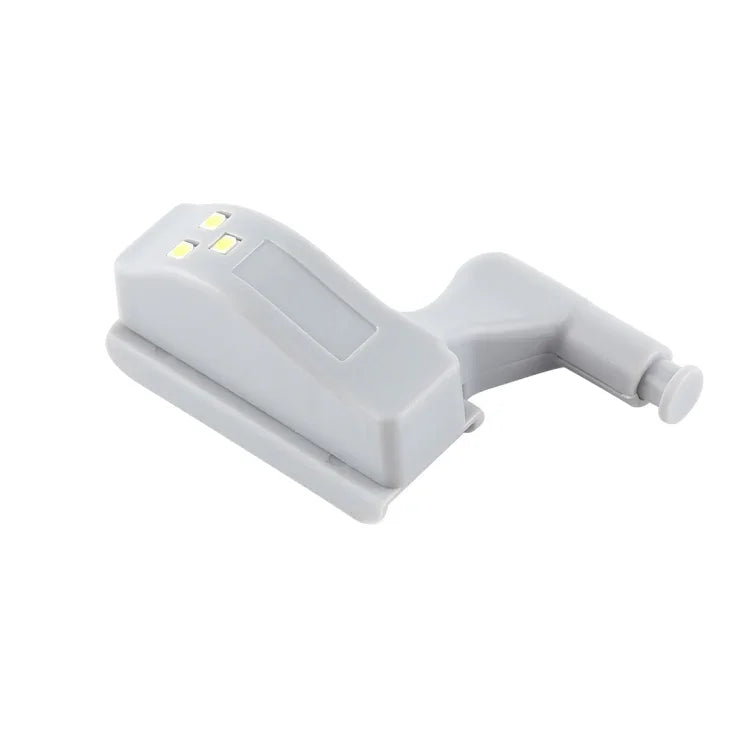 10 個 0.3W 通用內鉸鏈 LED 感應燈 櫥櫃 3 LED 夜燈 自動開關燈泡，10 個白光，10 個暖白光