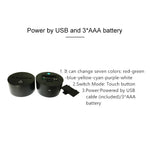 鋼琴造型 3D 彩色 LED 視覺燈桌燈，USB 及電池版，USB 及電池版