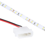 1米裸板5730 SMD LED白光電腦主機燈帶，直流12V，5730 SMD LED
