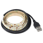 USB 2835 SMD LED暖光防水環氧樹脂燈帶，直流5V，長度：50厘米，USB 2835 SMD LED 50厘米