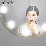 120流明7000K USB充電好萊塢風格化妝燈泡梳妝台燈，線長：4.6米，DC 5V