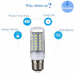 56顆LED SMD 5730燈泡，交流220V，5W 220V白光，5W 220V暖白光
