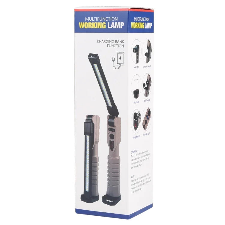 FA-WK06 Multifunctional Rechargeable Folding Work Emergency Light with Power Bank Function, FA-WK06