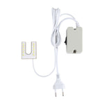 10 顆 LED 縫紉機燈 U 形高亮磁鐵工作節能燈