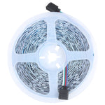 20m 600 顆 LED SMD 5050 IP44 防水 RGB 燈條附 24 鍵藍牙+音樂遙控器，EU 插頭，20m 600 顆 LED IP44